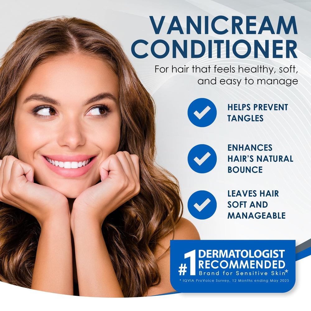 vanicream conditioner back label with directions and ingredient clarity benefit