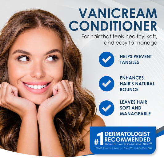 vanicream conditioner back label with directions and ingredient clarity benefit