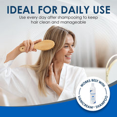 vanicream conditioner cream texture close-up illustrating lightweight spreadability benefit