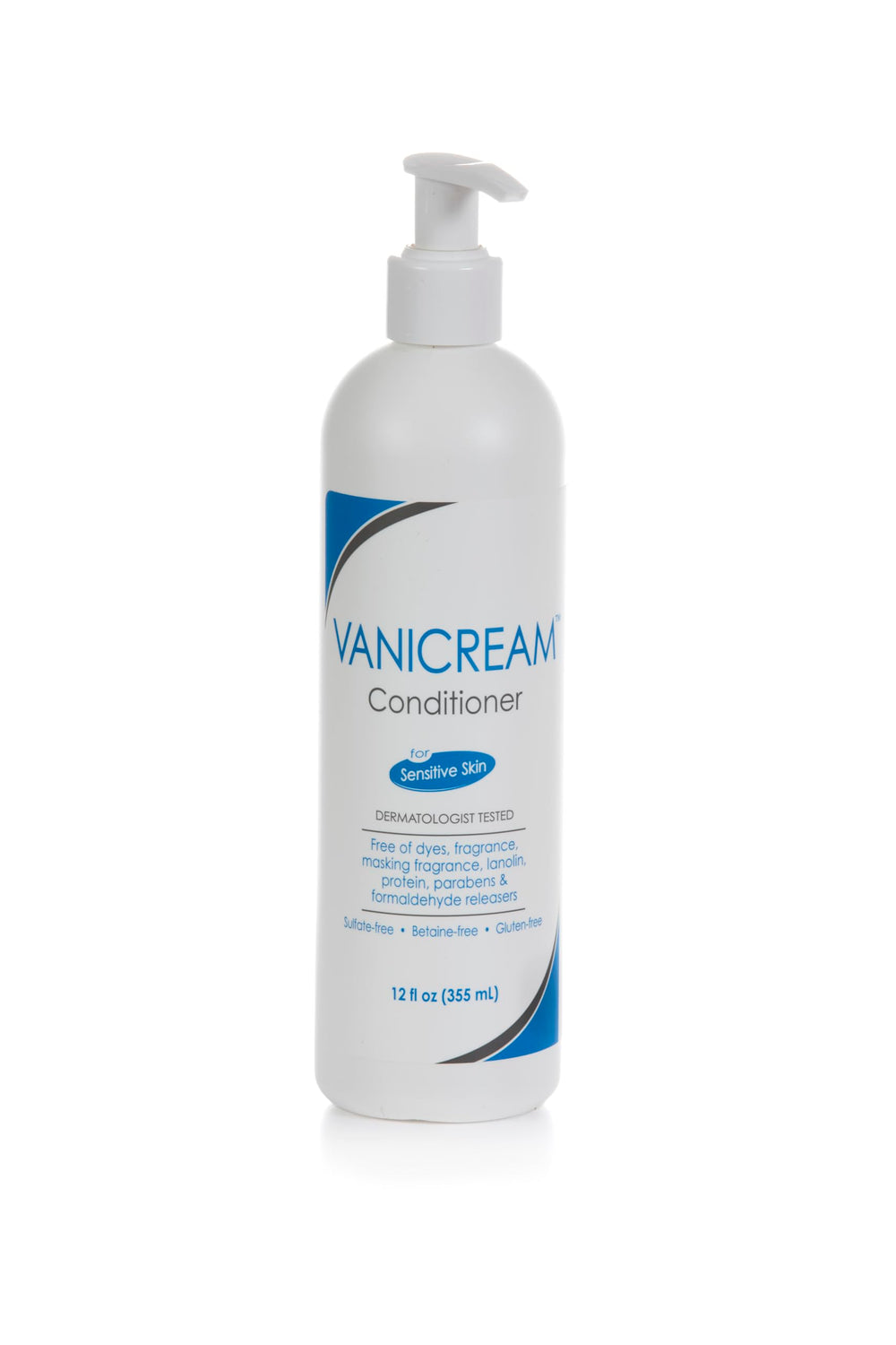 vanicream conditioner front packaging shows clean label and sensitive-skin benefit