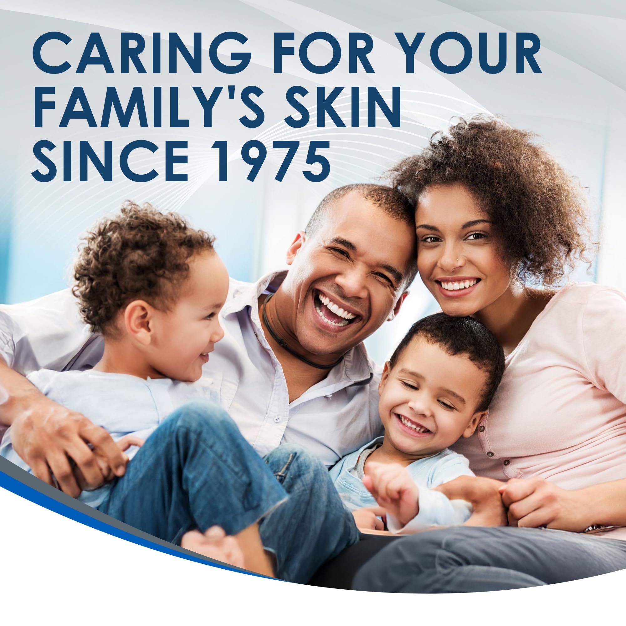 Vanicream used in a family shower scene showing safe family use and gentle cleaning benefit