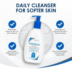 Vanicream label ingredient list highlighting absence of common irritants