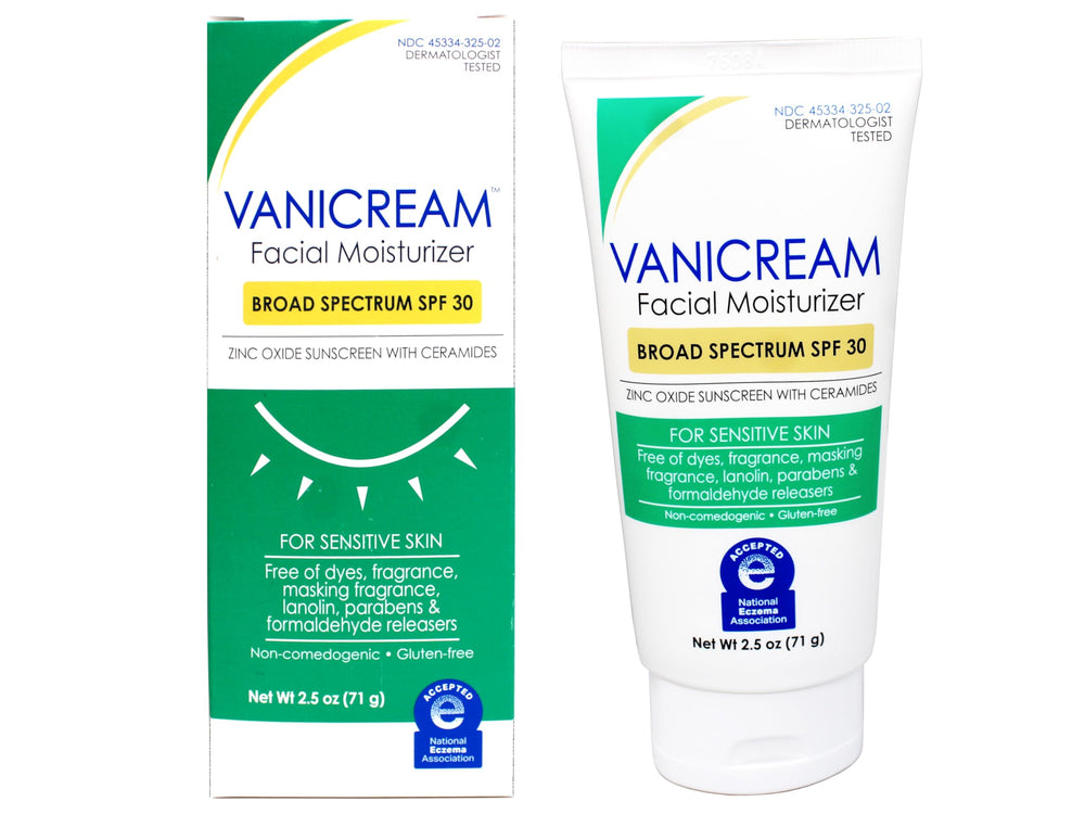 Three-pack Vanicream display emphasizing value and consistent daily protection