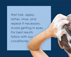 Vanicream applied to scalp showing reduced flaking and cleaner scalp appearance