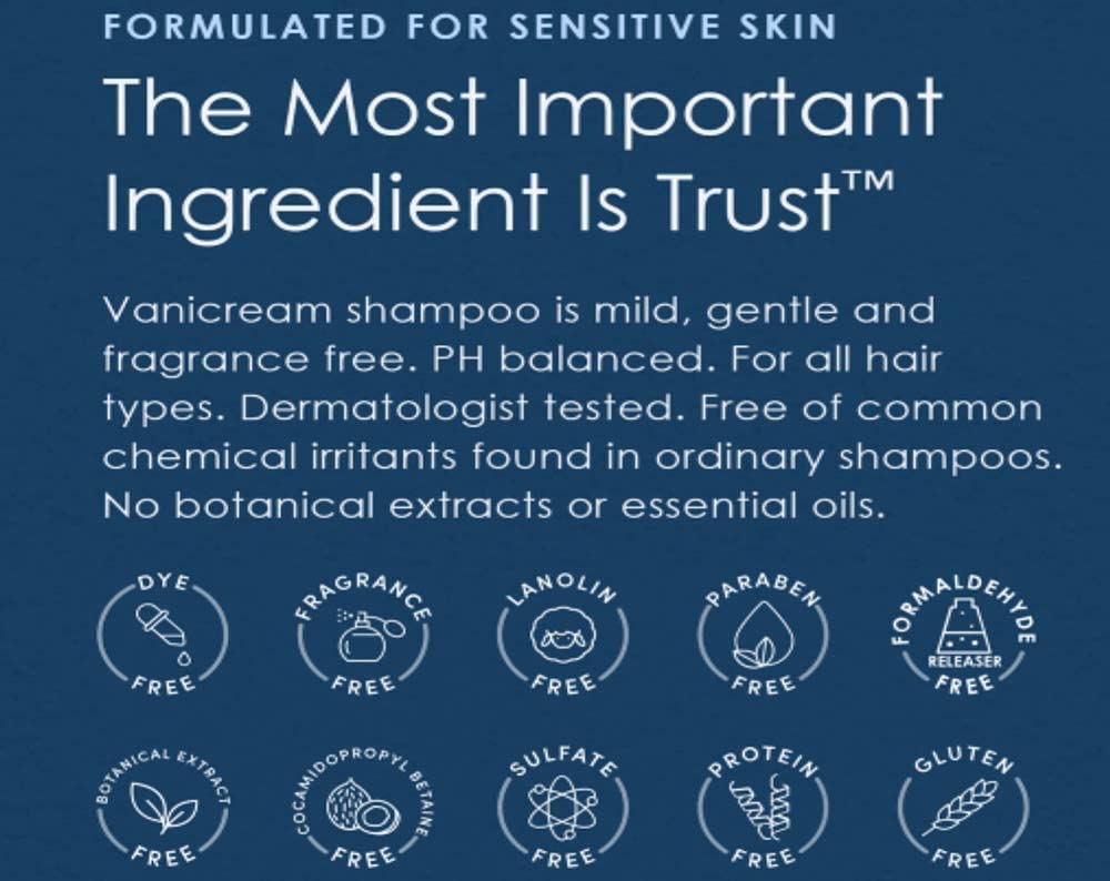 Vanicream bottle in hand indicating 12 fl oz travel and household convenience