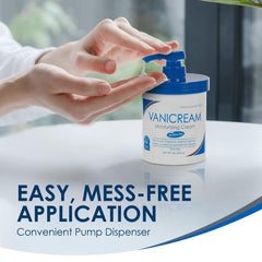 Vanicream store shelf presentation showing availability and recognizable packaging