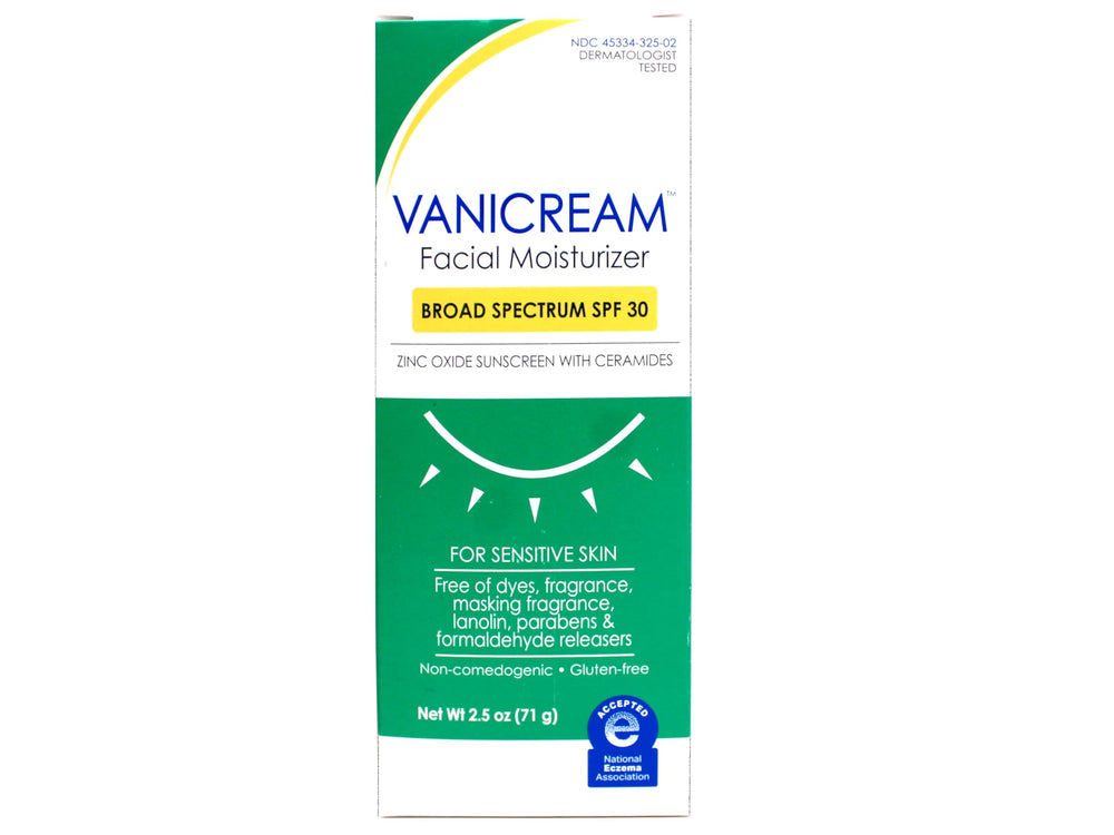 Vanicream cream texture close-up demonstrating fast-absorbing, non-greasy feel