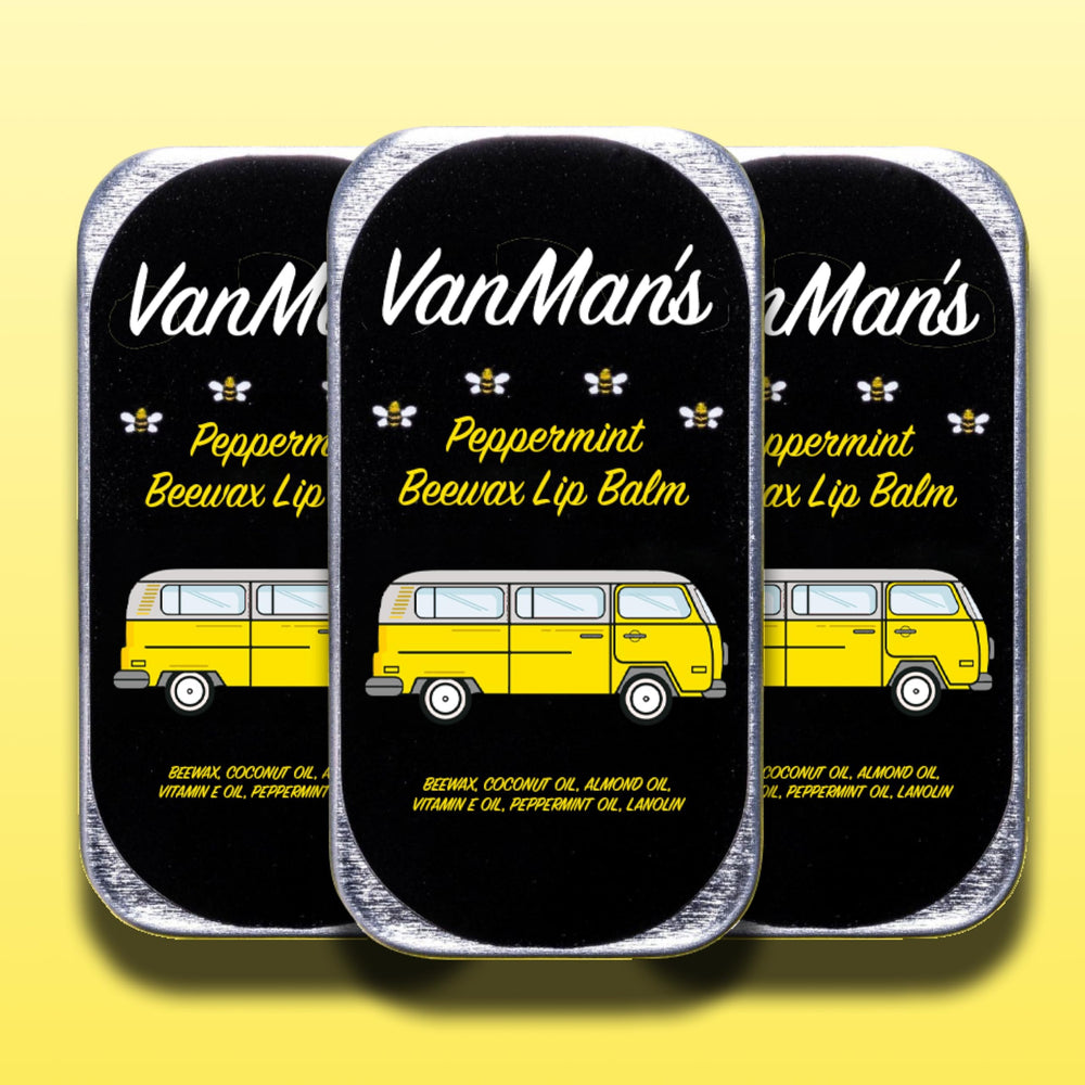 VanMan Company rosemary and peppermint detail emphasizing natural scent