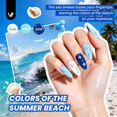 VANREESA 240 almond nail tips arranged by size for accurate fitting benefit