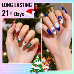 VANREESA applying color on nail with brush demonstrating easy, streak-free application
