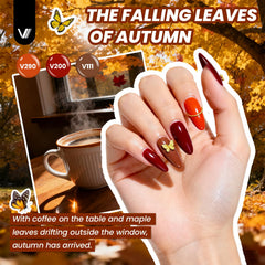 VANREESA base and top coats with manicure tools for durable glossy finish