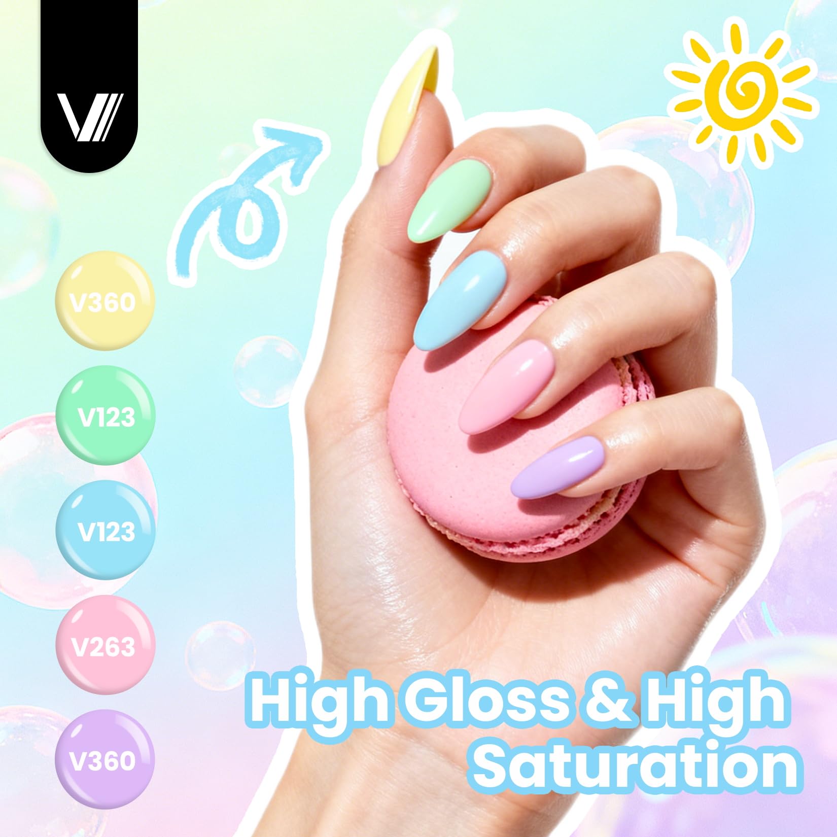 VANREESA close-up brush stroke showing smooth texture and easy application