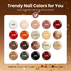 VANREESA assorted color swatches demonstrating shade variety