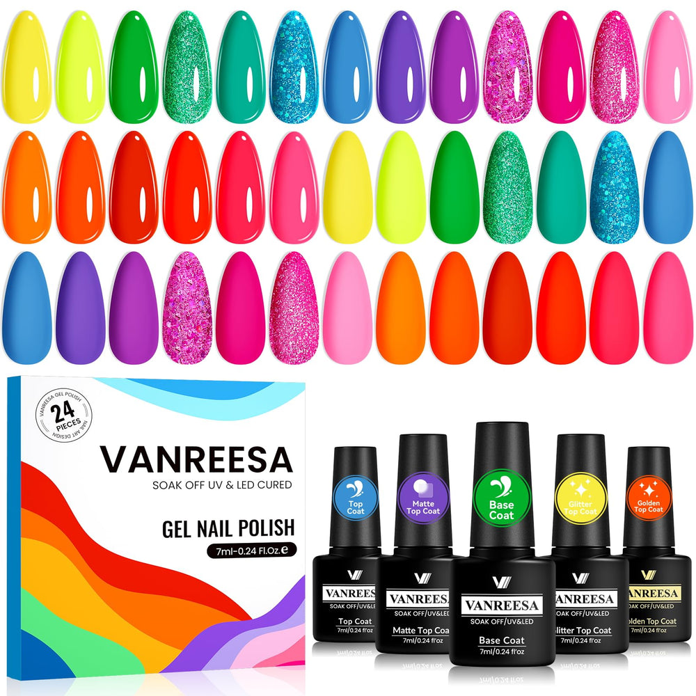 VANREESA front packaging showing full 24-piece kit and vibrant colors