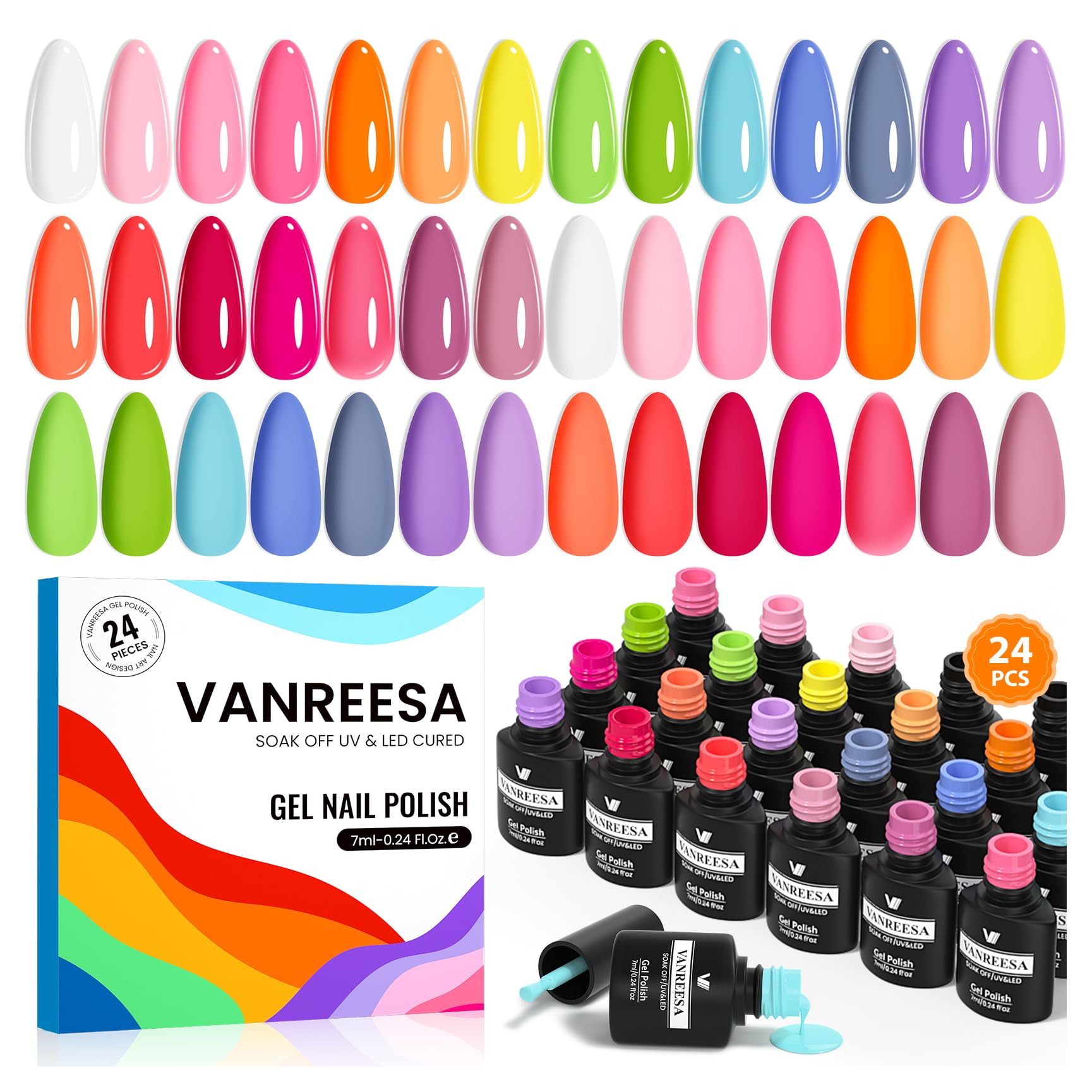 VANREESA front packaging showing full 24-piece set and neat presentation for gifting