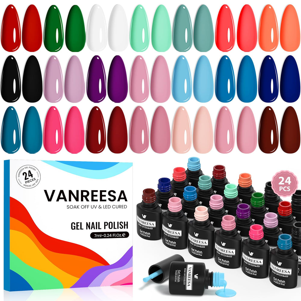 VANREESA front packaging displaying all 24 bottles and organized layout for quick selection