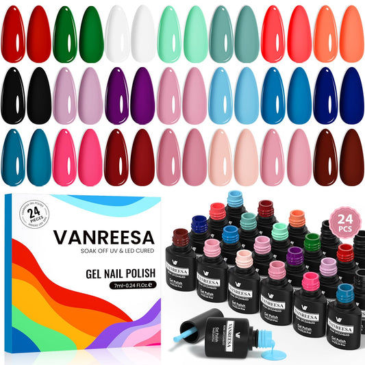 VANREESA front packaging displaying all 24 bottles and organized layout for quick selection