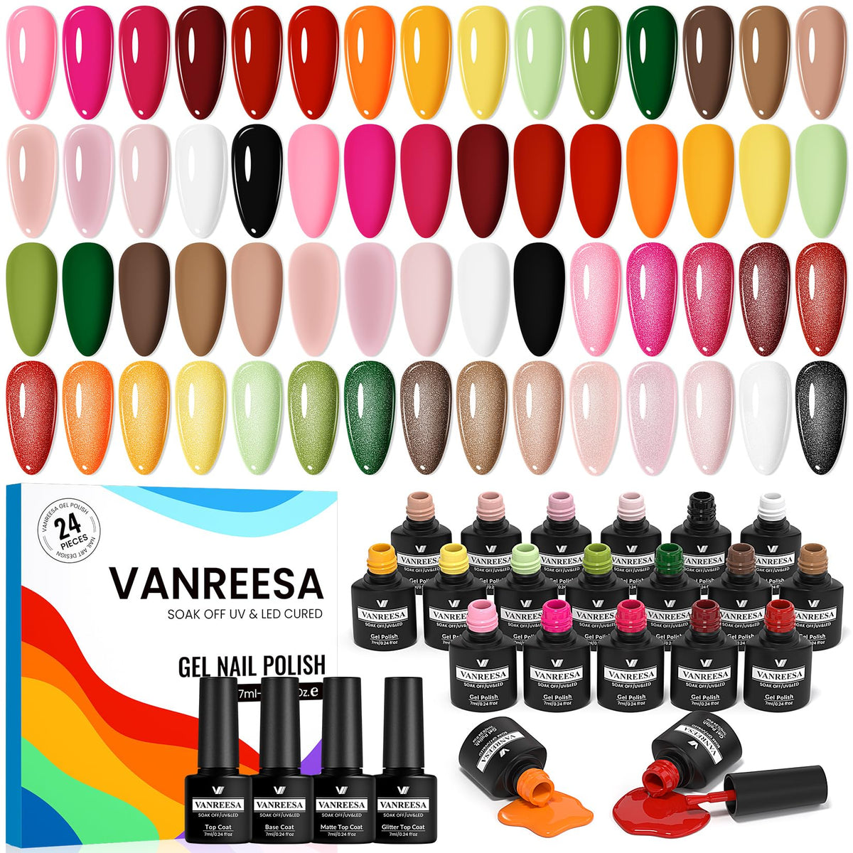 VANREESA front packaging showing full 24-piece kit and gift-ready design