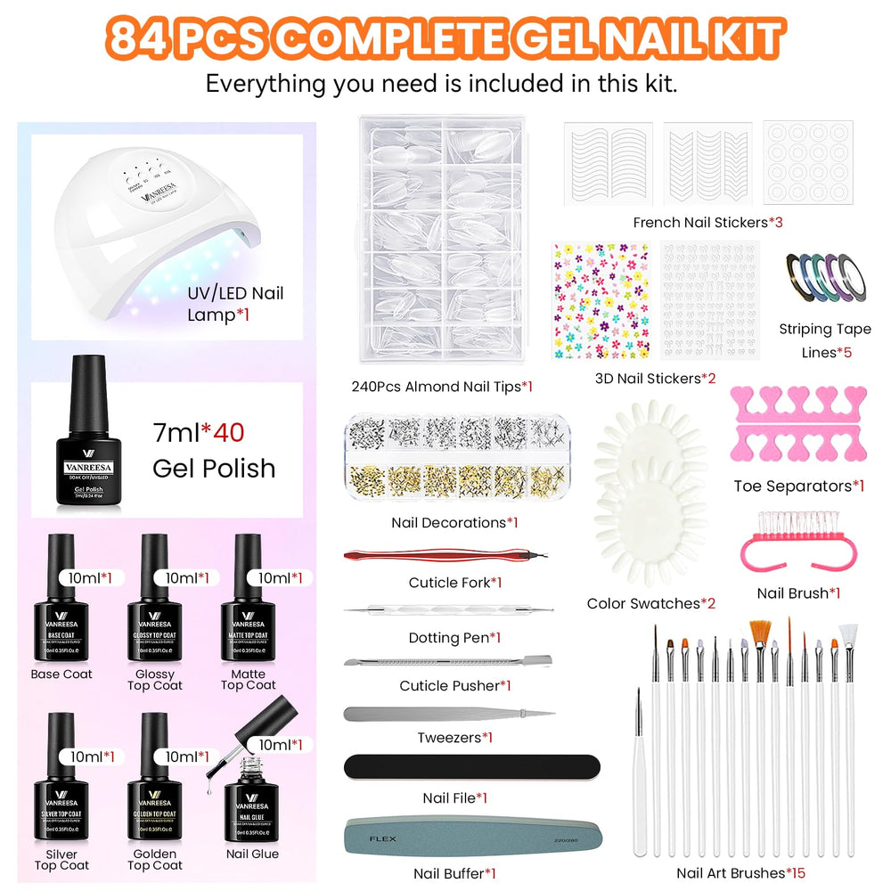VANREESA gift box presentation styled as a ready-to-give manicure gift set