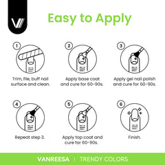 VANREESA matte and gloss contrast showing effect options for customized shine