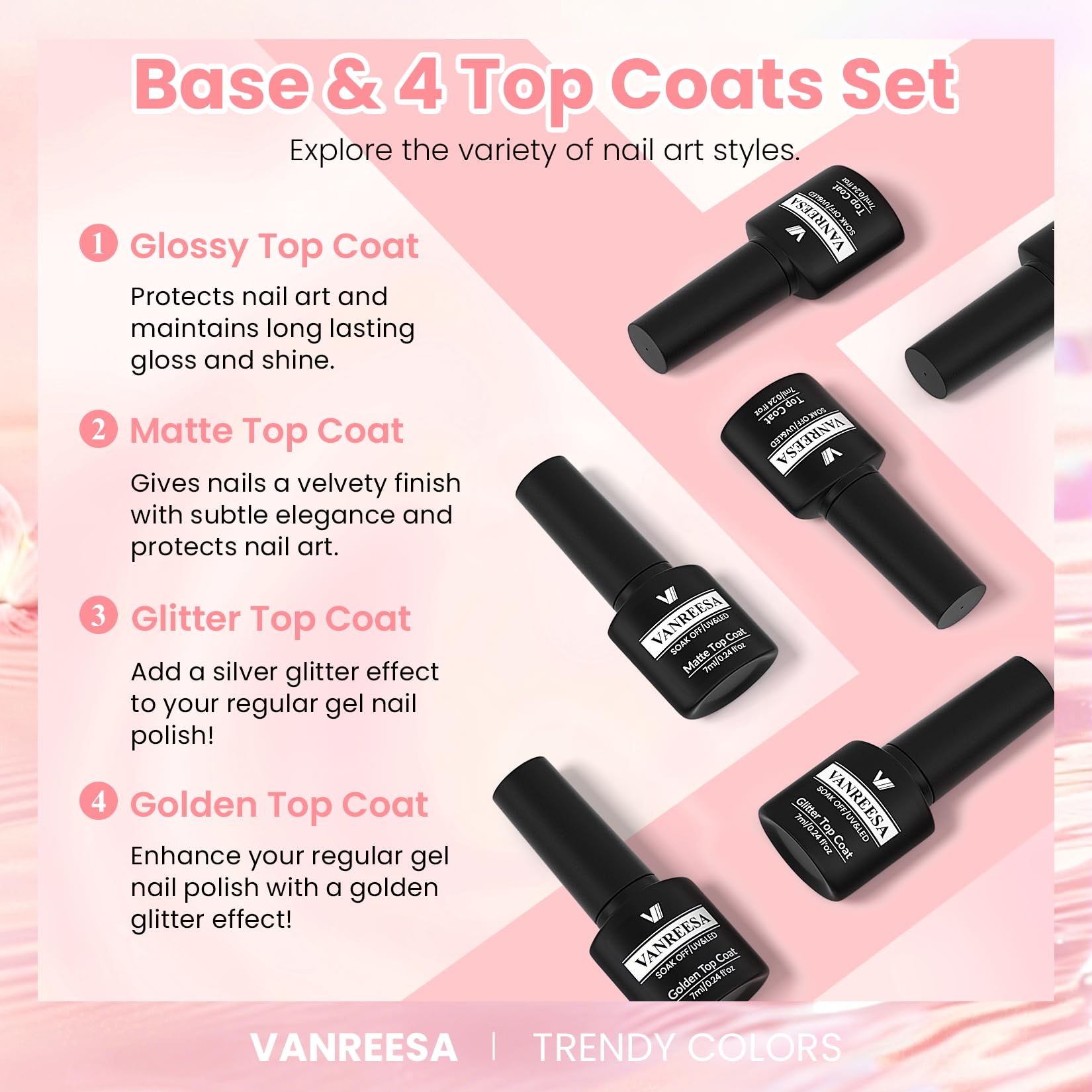 VANREESA hand holding bottle for size comparison and travel convenience