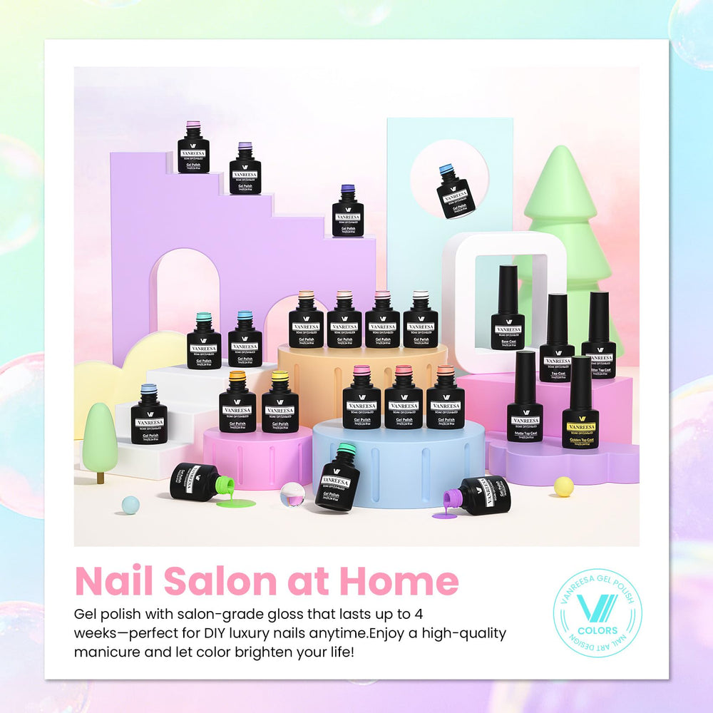 VANREESA unboxed kit arrangement displaying all bottles and included components