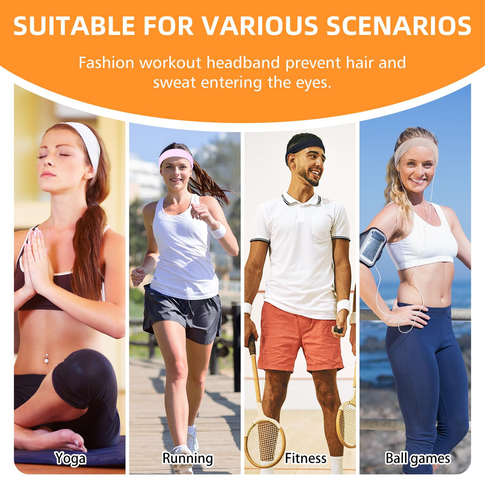 VANRUID headbands spread in colorful array for styling and rotation benefit