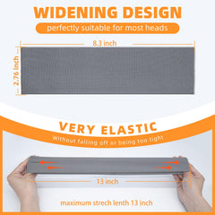 VANRUID headband on runner demonstrating secure non-slip fit benefit