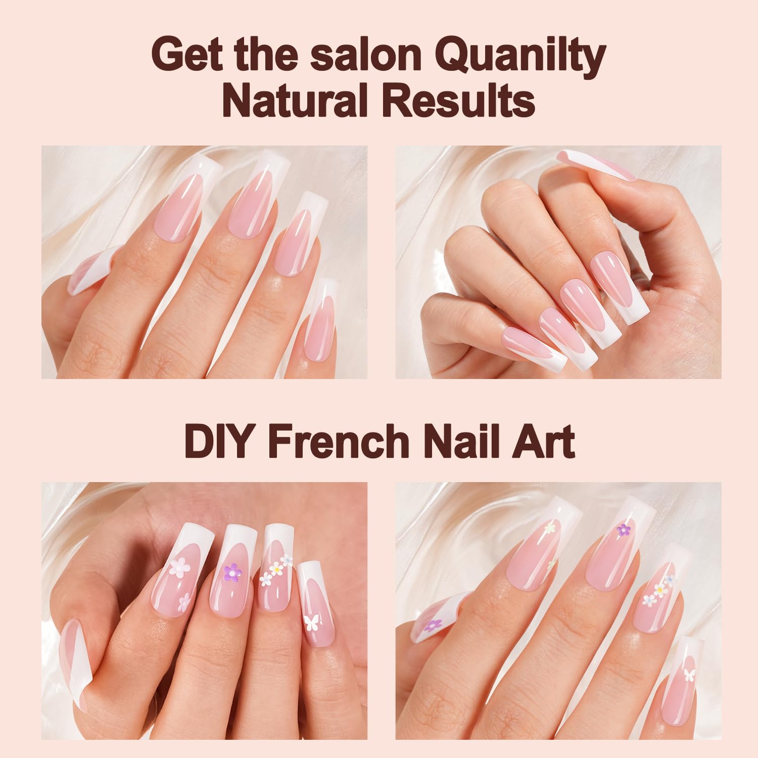 Vansiho press-on application in use showing quick, secure nail attachment