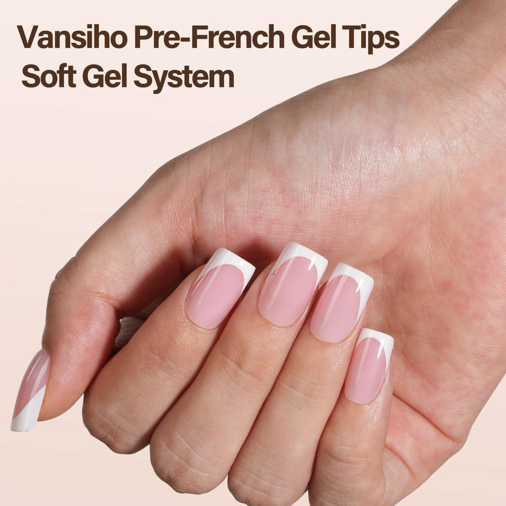 Vansiho close-up of soft-gel texture for better glue adhesion