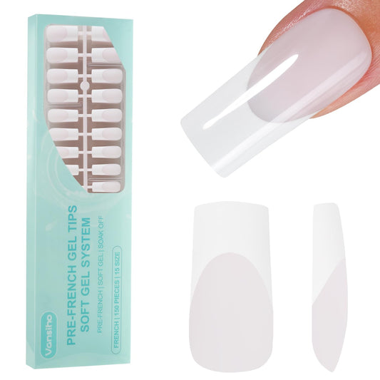 Vansiho front view of box and array of 150 nails showing variety and convenience