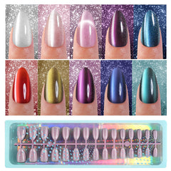 Vansiho front packaging showing 300-piece cat eye nail set and stylish finish