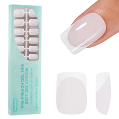Vansiho front packaging showing 150-piece kit and neat French tips benefit easy selection