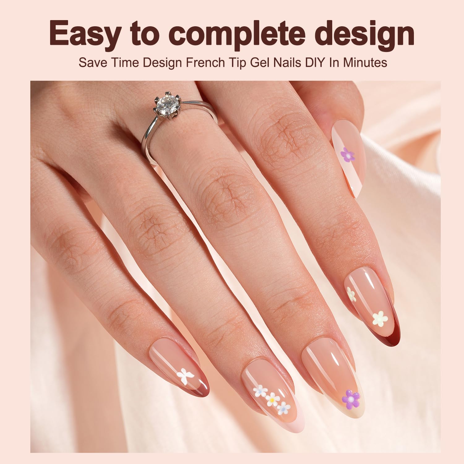 Vansiho display of 15 sizes arranged to pick proper nail fit