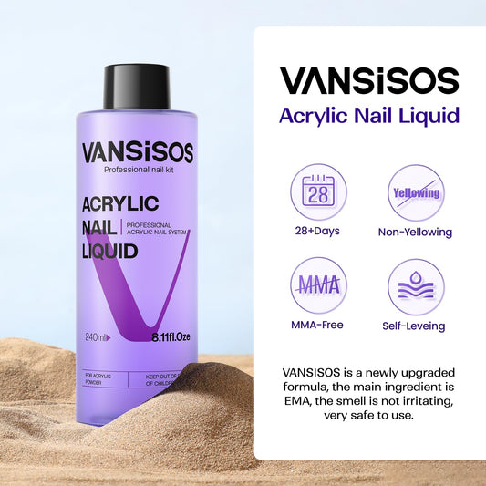 VANSISOS closeup of bottle nozzle for controlled pouring and precise application