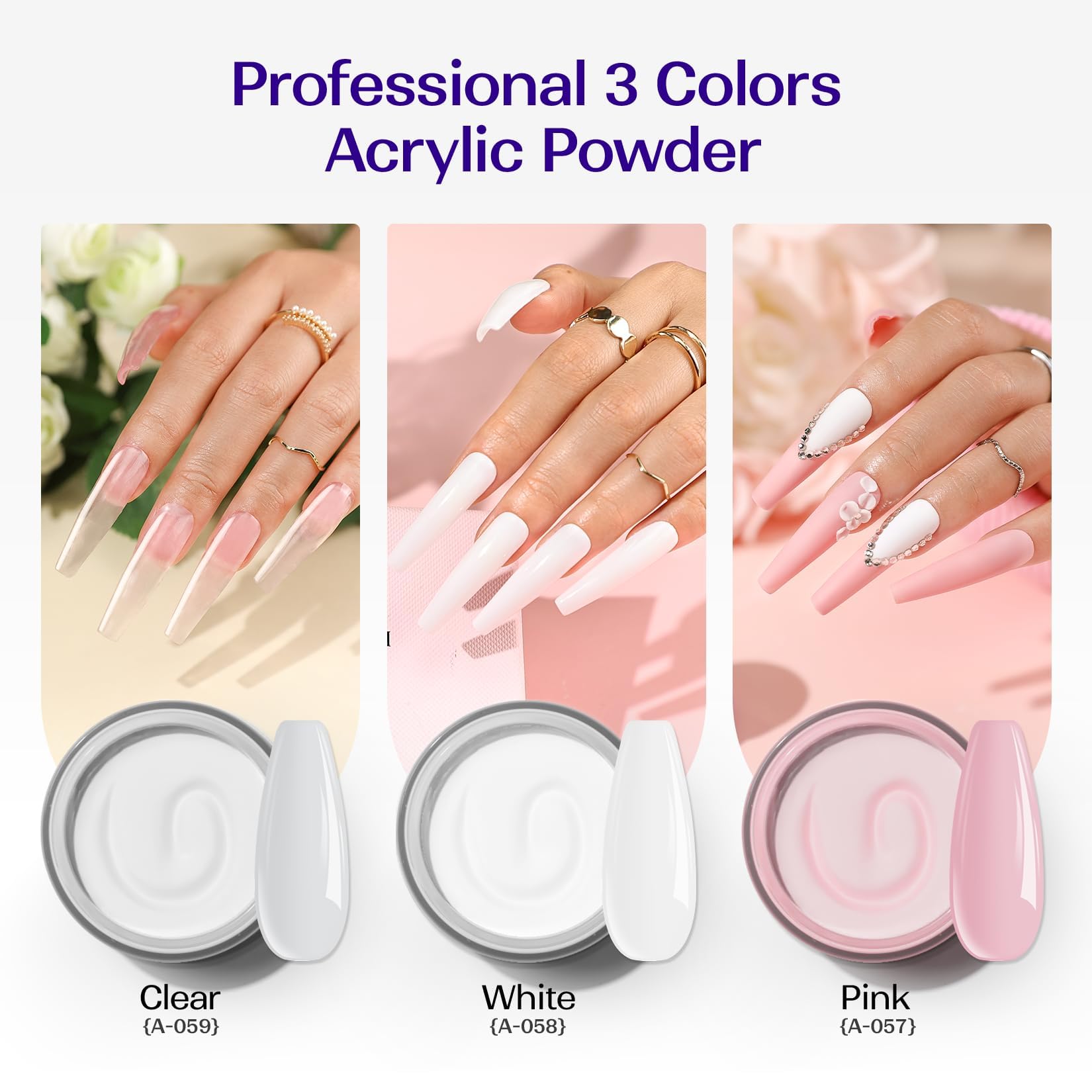 VANSISOS acrylic liquid monomer bottle label with clarity and anti-yellow benefit
