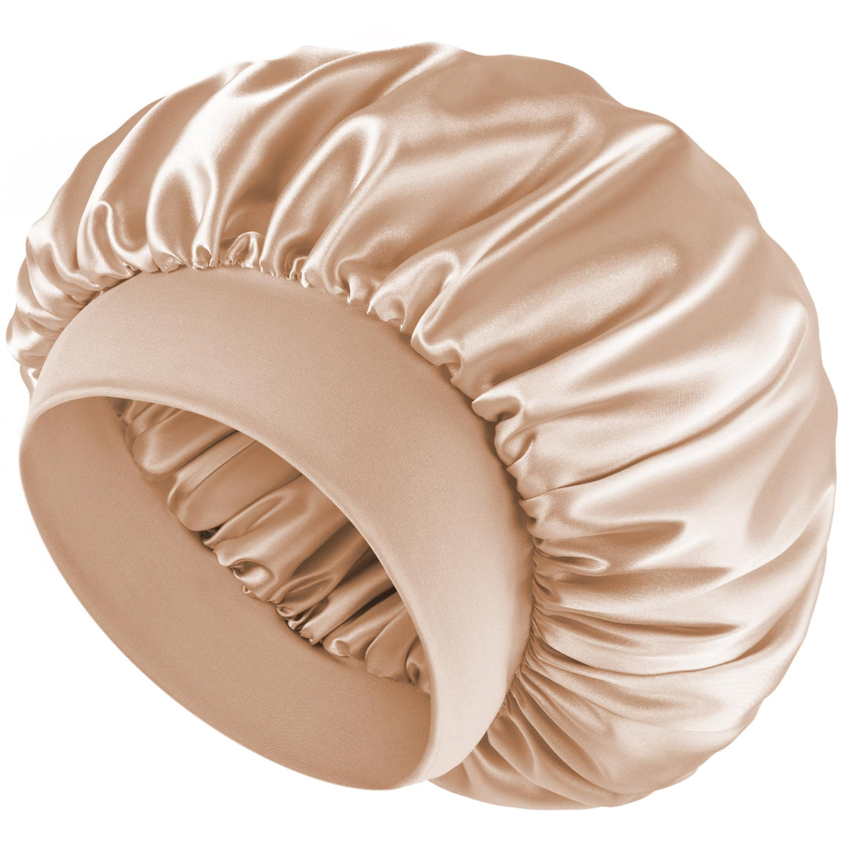 VarCozy front view bonnet showing reversible color and neat shape benefit