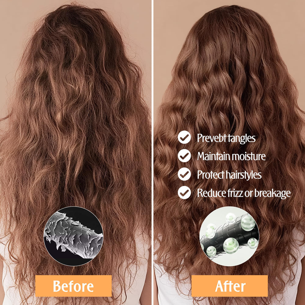 VarCozy on man with locs securing locs and reducing frizz benefit