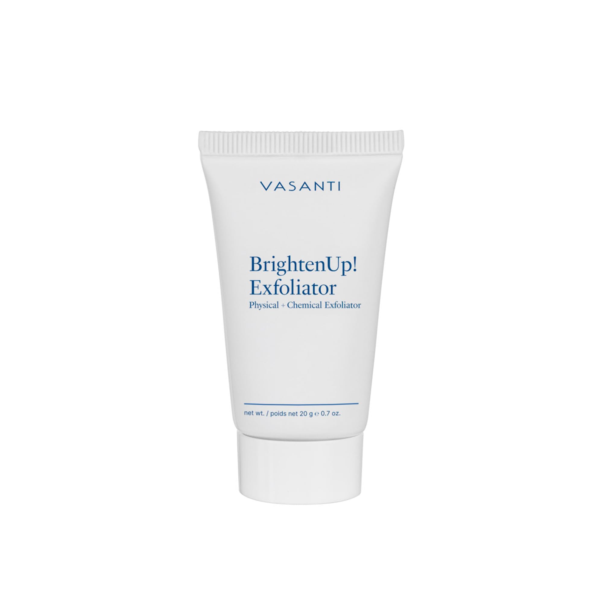VASANTI front packaging showing 20g jar and product name for travel convenience