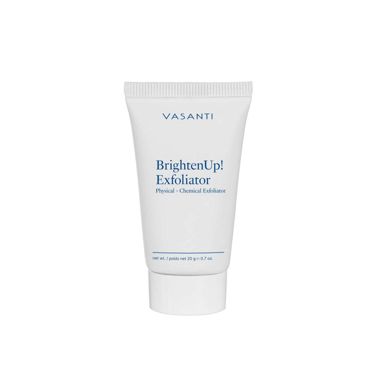 VASANTI front packaging showing 20g jar and product name for travel convenience