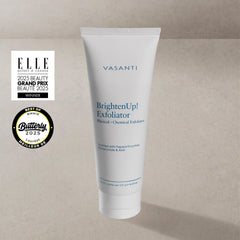 VASANTI close-up of scrub texture highlighting microcrystals and creamy consistency