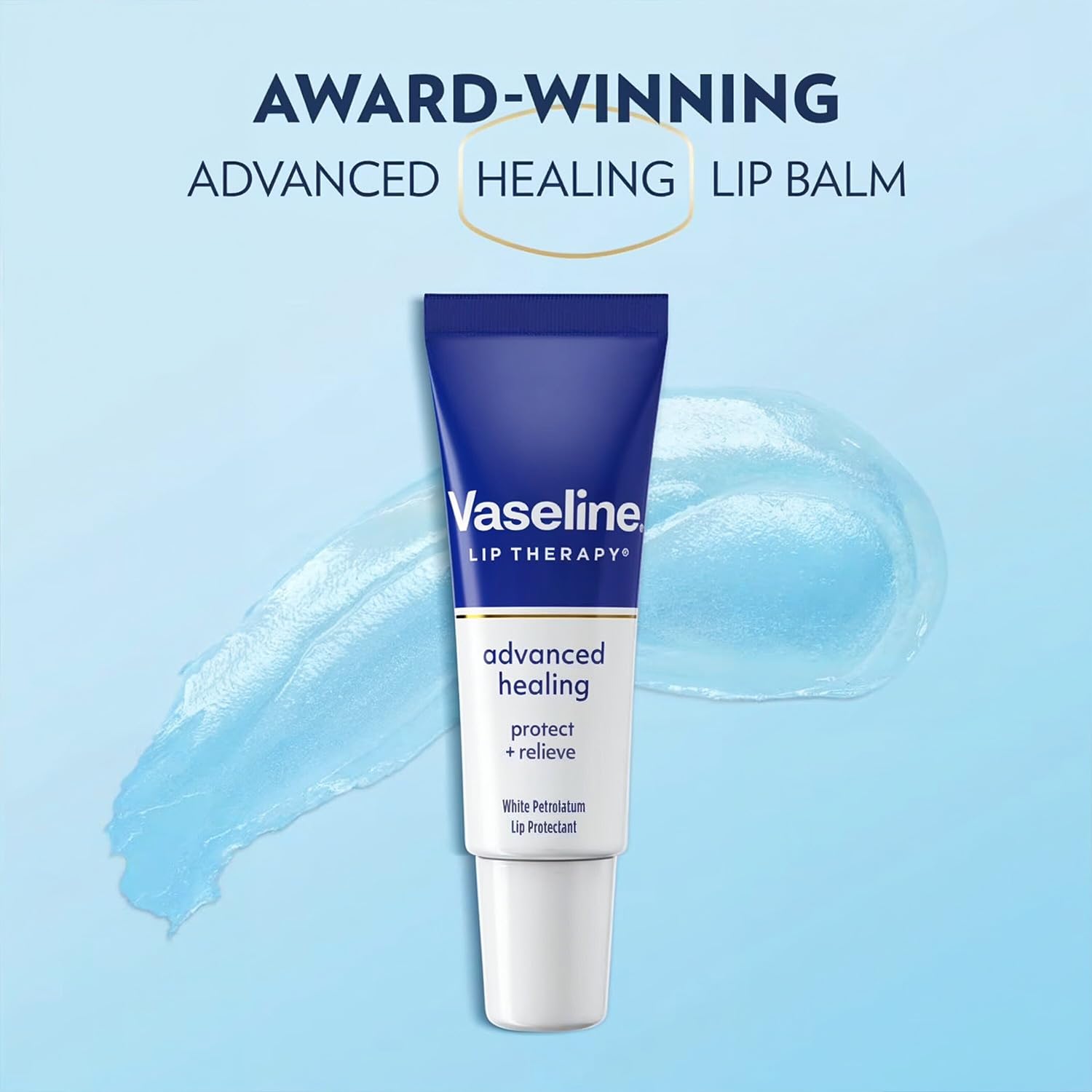 Vaseline three-pack staged to show quantity and travel-ready value