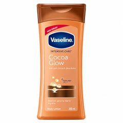 Vaseline front packaging 200ml bottle showing label and cocoa butter benefits