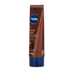 Vaseline texture close-up showing creamy cocoa butter formula