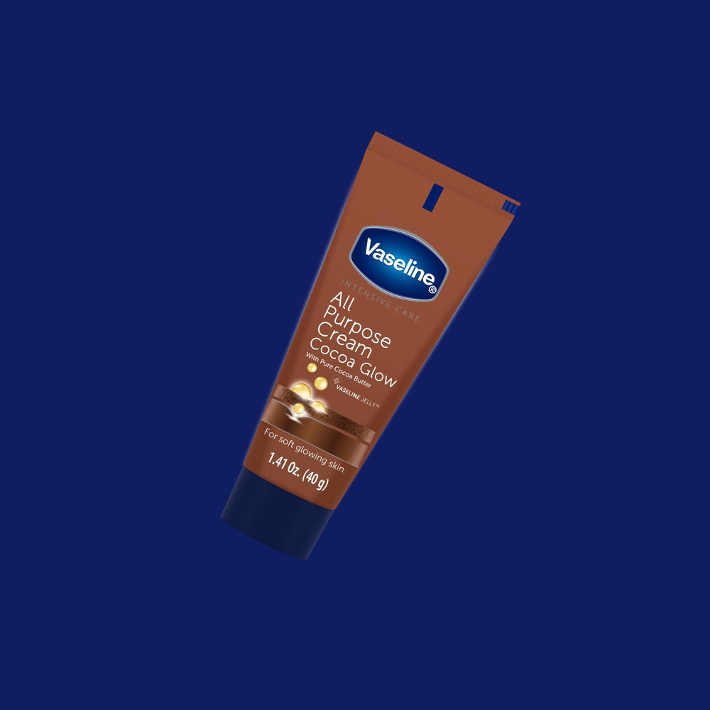 Vaseline tubes inside a travel bag for on-the-go hydration