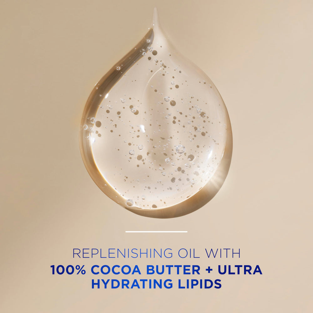 Vaseline applying gel-oil on forearm for instant hydration benefit