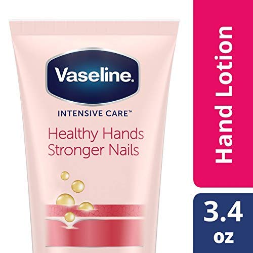 Vaseline used on cuticles illustrating smoother nail edges