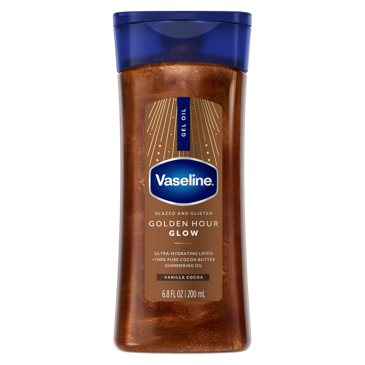 Vaseline front bottle showing label and 6.8 oz size for quick identification and benefit