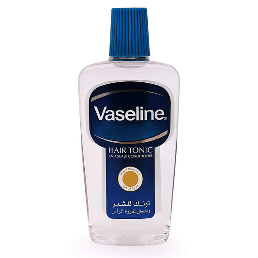 Vaseline front packaging showing 100ml bottle and clear benefit