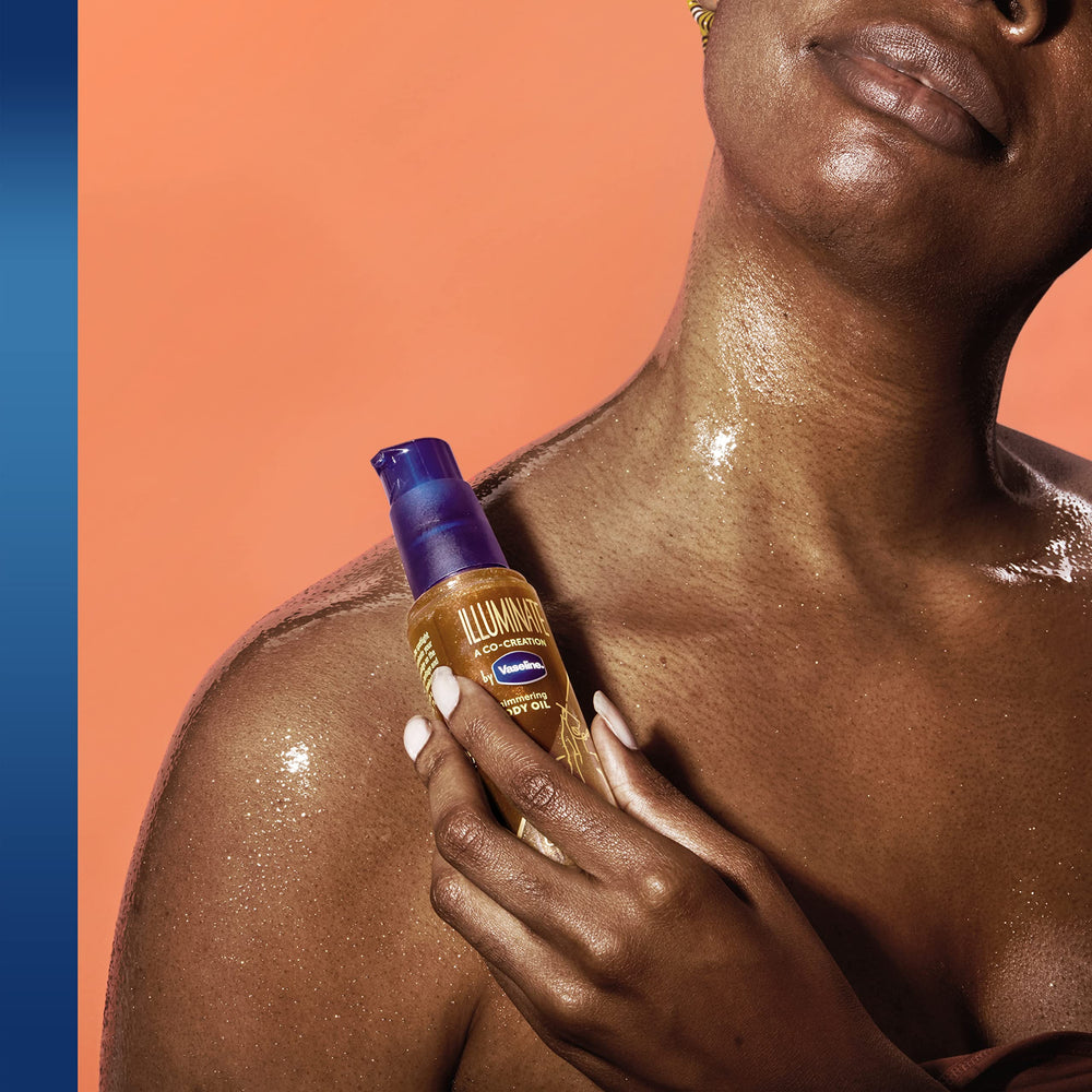Vaseline bottle with recyclable symbol highlighting eco-friendly packaging benefit